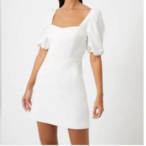 French Connection Whisper Cutout - White Bridal Dress